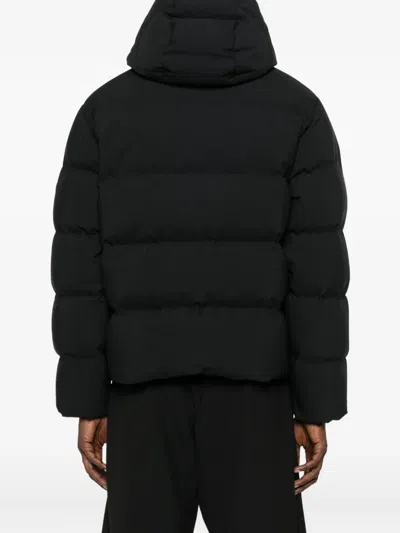 Moncler Black Nylon Fusian Down Jacket In Black