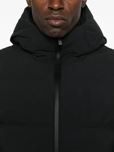 Moncler Black Nylon Fusian Down Jacket In Black