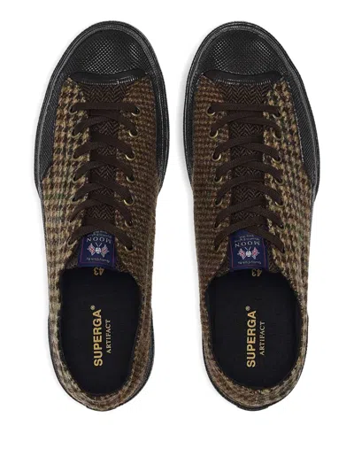 Superga 2432 Houndstooth Wool Sneakers In Multi