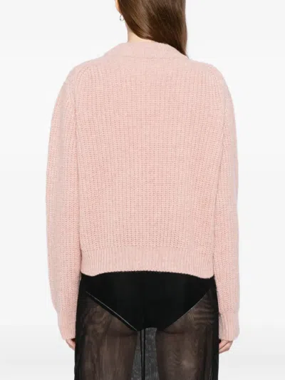 Cecilie Bahnsen Bega Pullover Fisherman Knit Soft Pink