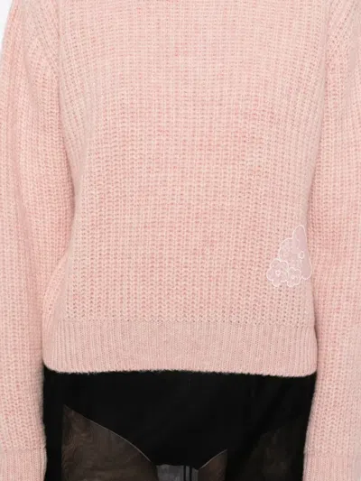 Cecilie Bahnsen Bega Pullover Fisherman Knit Soft Pink