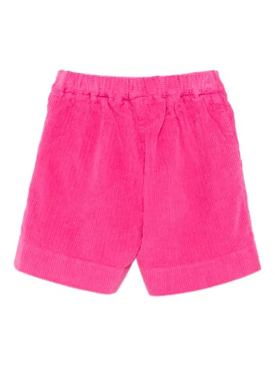 Il Gufo Corduroy Shorts In Pink