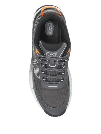 Ea7 Emporio Armani Sports Shoes With Logo In Gray