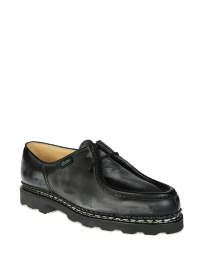 Paraboot Michael Noir In Pelle Nera In Gray