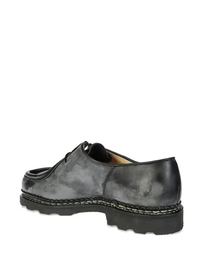Paraboot Michael Noir In Pelle Nera In Gray