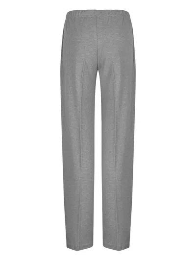 Gran Sasso Mélange-effect Trousers In Gray