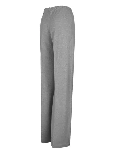 Gran Sasso Mélange-effect Trousers In Gray