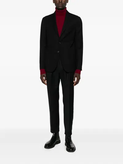 Manuel Ritz Wool Blazer In Black