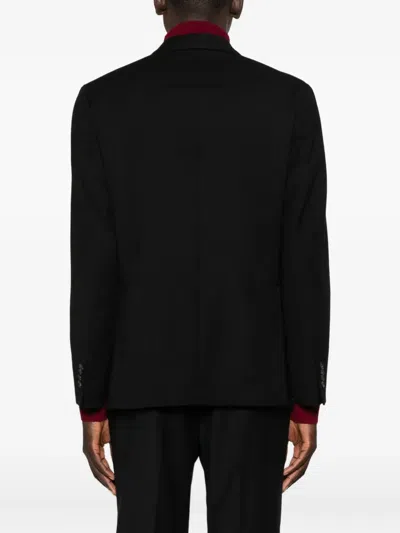 Manuel Ritz Wool Blazer In Black