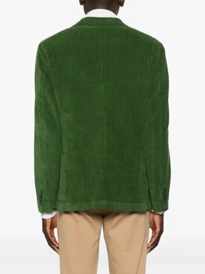 Manuel Ritz Corduroy Blazer In Green