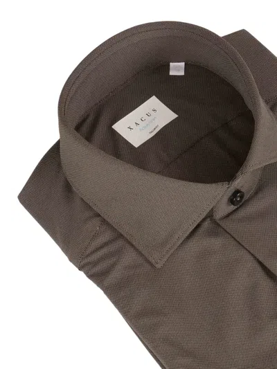 Xacus Buttoned Shirt In Brown