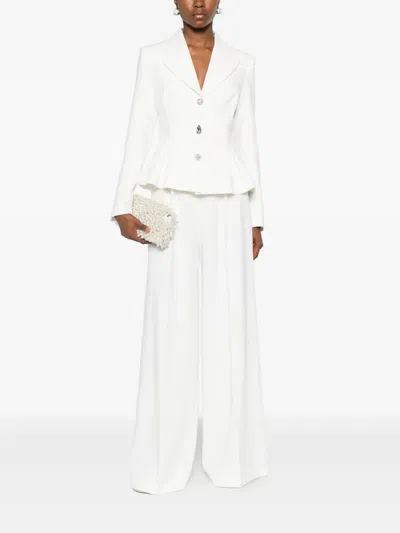 晶饰单排扣西装夹克