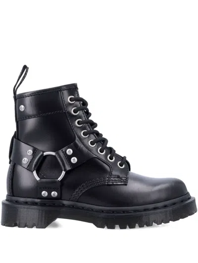 Dr. Martens 1460 Harness 8 Eye Boot In Black
