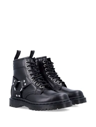 Dr. Martens 1460 Harness 8 Eye Boot In Black