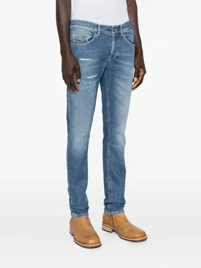 Dondup Distressed-effect Jeans In Blue