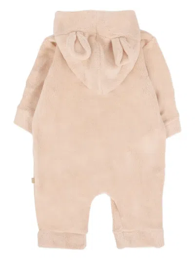 连帽搭扣连体衣套装