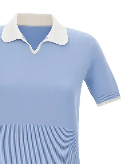 Thom Browne Polo In Blue