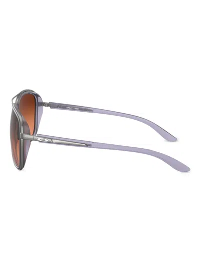 Oakley Split Time Sunglasses In Matte Trans Lilac