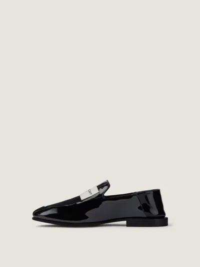 Givenchy Glossy Round Toe Loafers In Black
