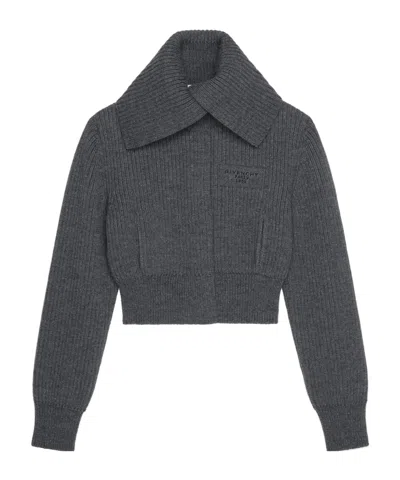 Givenchy Jacket In Wool In Gray
