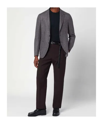 Tagliatore Houndstooth Single-breasted Blazer In Multi