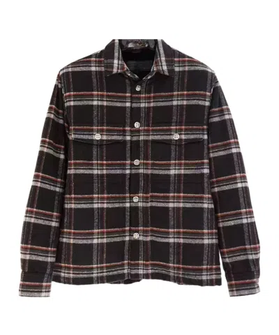 Chrome Hearts Plaid Shirt In Black