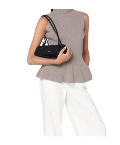 Rohe Sculptural Sleeveless Knitted Top Taupe Melange In Neutral