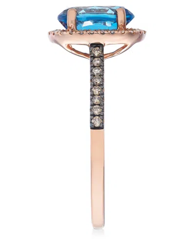 Le Vian Amethyst (1-3/8 Ct. T.w.) & Diamond (1/4 Ct. T.w) Ring In 14k Rose Gold (also In Citrine, Deep Sea B In Gold