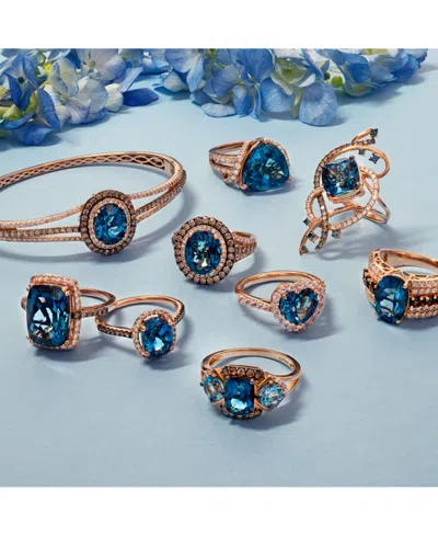 Le Vian Amethyst (1-3/8 Ct. T.w.) & Diamond (1/4 Ct. T.w) Ring In 14k Rose Gold (also In Citrine, Deep Sea B In Gold
