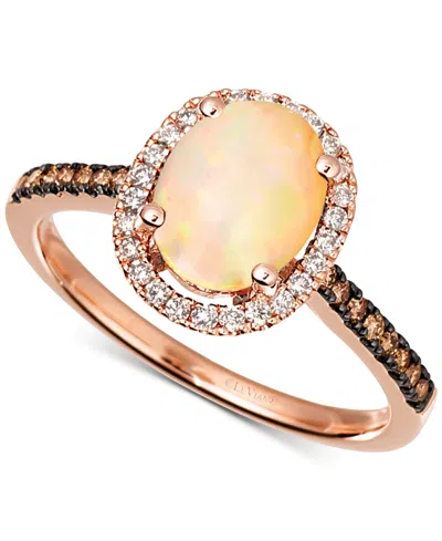Le Vian Amethyst (1-3/8 Ct. T.w.) & Diamond (1/4 Ct. T.w) Ring In 14k Rose Gold (also In Citrine, Deep Sea B In Gold