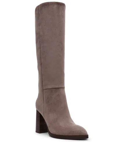 Dv Dolce Vita Women's Bardonny Knee-high Tall Block-heel Dress Boots In Brown