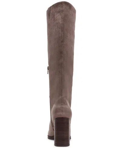 Dv Dolce Vita Women's Bardonny Knee-high Tall Block-heel Dress Boots In Brown