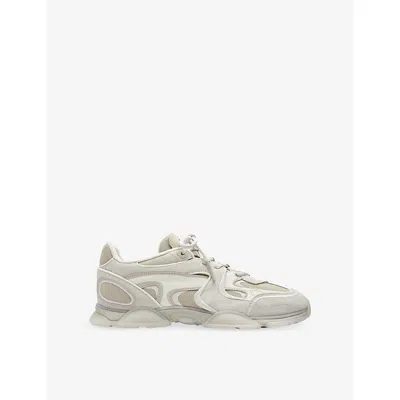 Axel Arigato Mens  Eris Leather And Suede Trainers In White