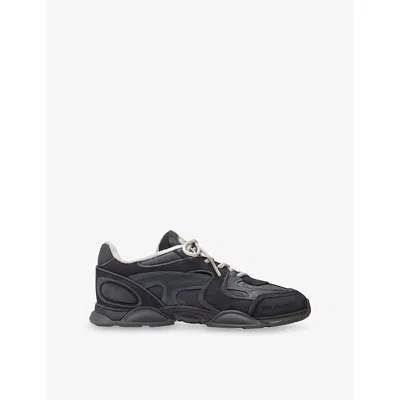 Axel Arigato Mens  Eris Leather And Suede Trainers In Black