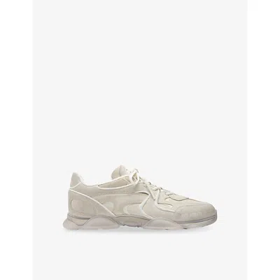 Axel Arigato Mens  Eris Suede Trainers In White