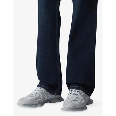 Axel Arigato Mens  Eris Suede Trainers In Blue