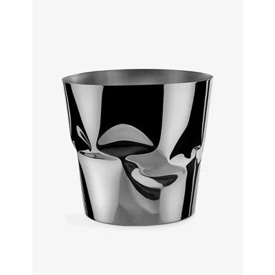 Alessi Compressioni Stainless-steel Wine Cooler 24cm In Silver