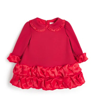 Bimbalò Ruffle Roso Dress In Red