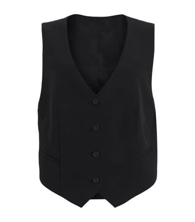 Allsaints Aleida Waistcoat In Black
