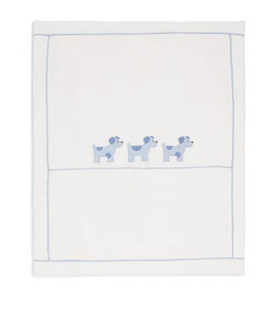 Bimbalò Cotton-blend Dog Blanket In White