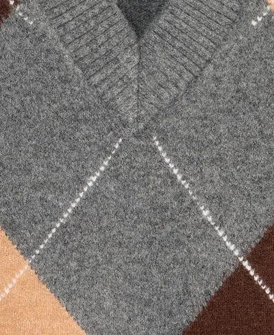 On 34th Women's Argyle Oversized Sweater Vest, Macy's Exclusive In Multi