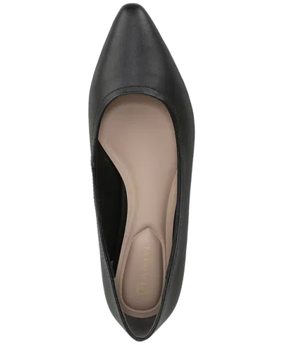 Giani Bernini Women's Hillda Pointed Toe Ballet Flats, Created For Macy's In Black