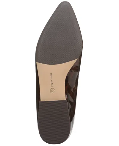 Giani Bernini Women's Hillda Pointed Toe Ballet Flats, Created For Macy's In Brown