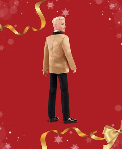 Barbie 2025 Holiday Ken Doll Blonde Hair In Multi