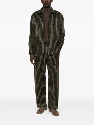 A Kind Of Guise Striped Trousers In Multi