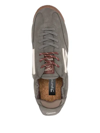 Puraai Sneakers In Grey Fabric In Gray