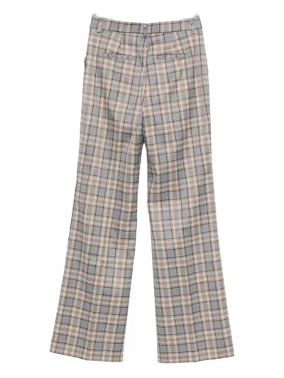 Manuel Ritz Check-pattern Trousers In Multi