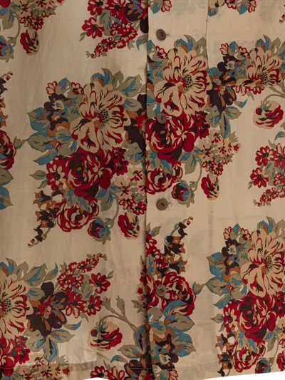 Kapital Floral Button Shirt In Multi