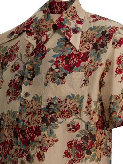 Kapital Floral Button Shirt In Multi