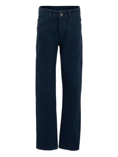 Trussardi Junior Pocket Trousers In Blue